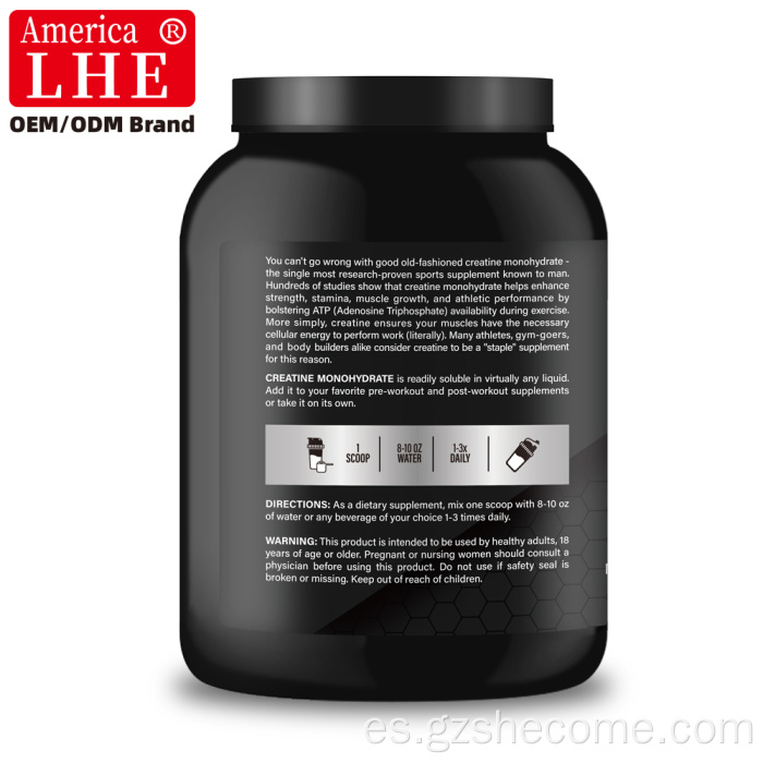 Shecome Creatina Monohidrato Polvo 425g Recuperación Muscular